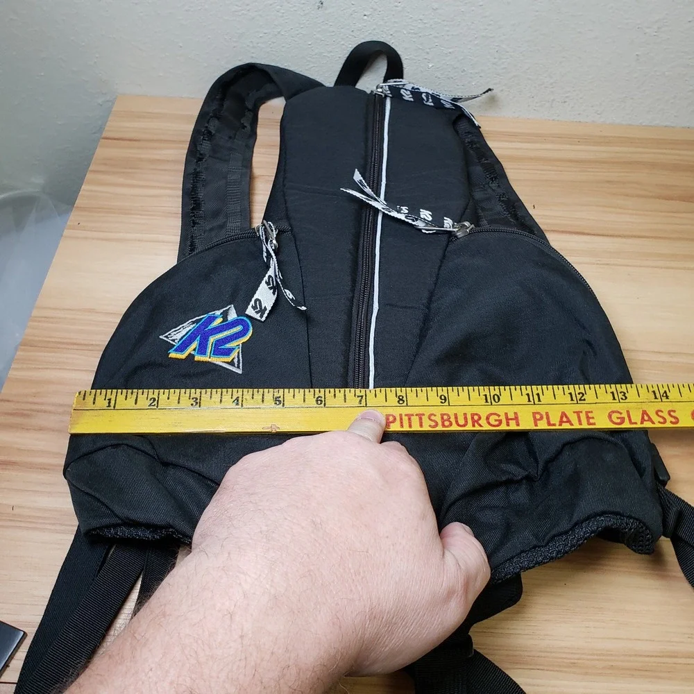 K2 Bag Black Blue Winter Sports Gear Multicompartment Backpack